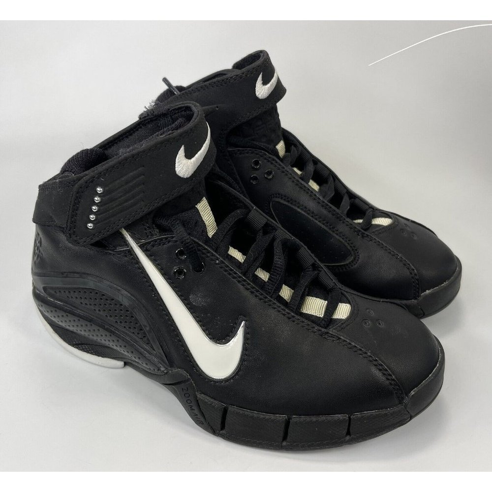 Nike 2006 Air Zoom Huarache Youth 314036-012 2K5 Black White (Kobe) Size US 5
